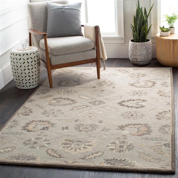 Surya Caesar Traditional Area Rug - 5-ft x 8-ft - Rectangular - Grey
