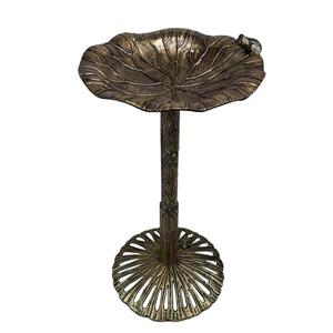 Oakland Living Birdbath - 19-in x 37-in - Handmade Cast Aluminum