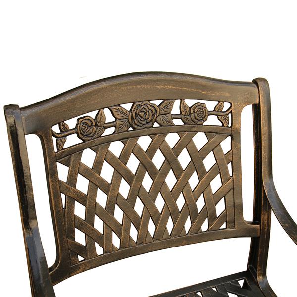 Oakland Living Patio Chair - 36-in x 26-in - Bronze