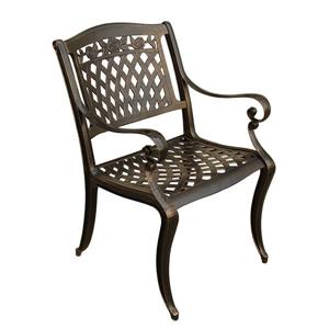 Oakland Living Patio Chair - 36-in x 26-in - Bronze