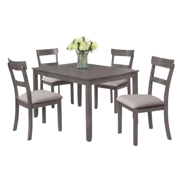 Oakland Living Modern Dining Set Grey Of 5 Rona - Modern Grey Dining Room Tables Oakland Living Modern Dining Set Grey Of 5 Rona - Modern Grey Dining Room Tables