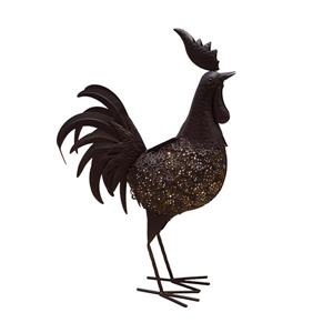 Oakland Living Rooster Solar Light - Bronze Steel