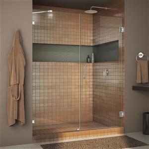 DreamLine Unidoor Lux Shower Door - Clear Glass - 55-in - Chrome