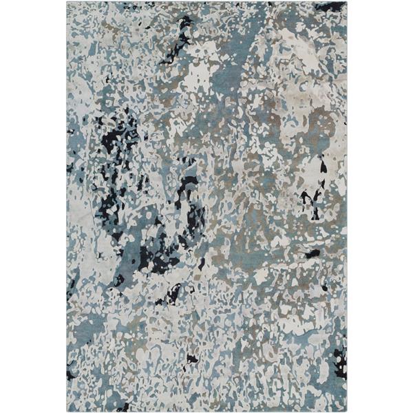 Surya Chemistry Modern Area Rug - 2-ft x 3-ft - Rectangular - Blue ...