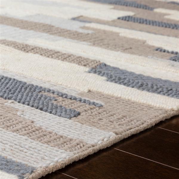 Surya Cocoon Texture Area Rug - 8-ft x 10-ft - Rectangular - Grey