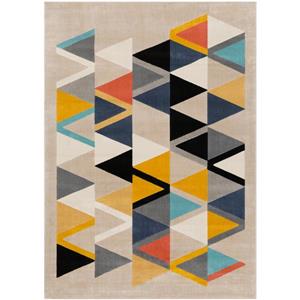 Surya City Modern Area Rug - 7-ft 10-in x 10-ft 3-in - Rectangular - Coral