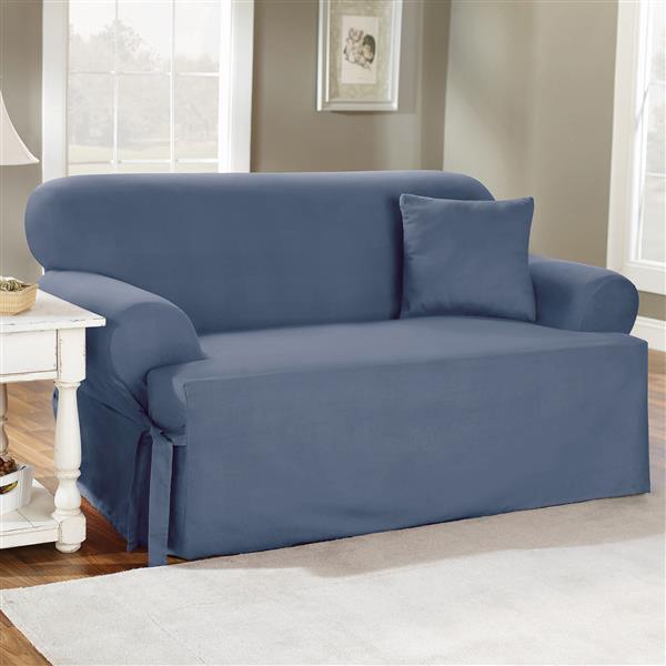 Surefit Sure Fit Duck Solid Sofa Cover, How To Fit A Sofa Cover