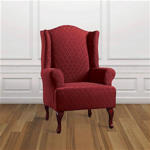 Sure Fit Grand Marrakesh Wing Chair Cover - 29-in x 42-in - Paprika