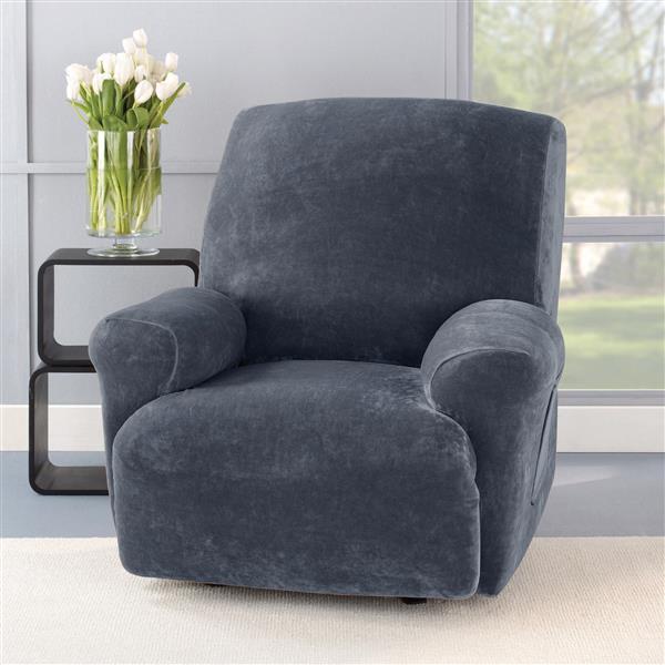 plush recliner cover