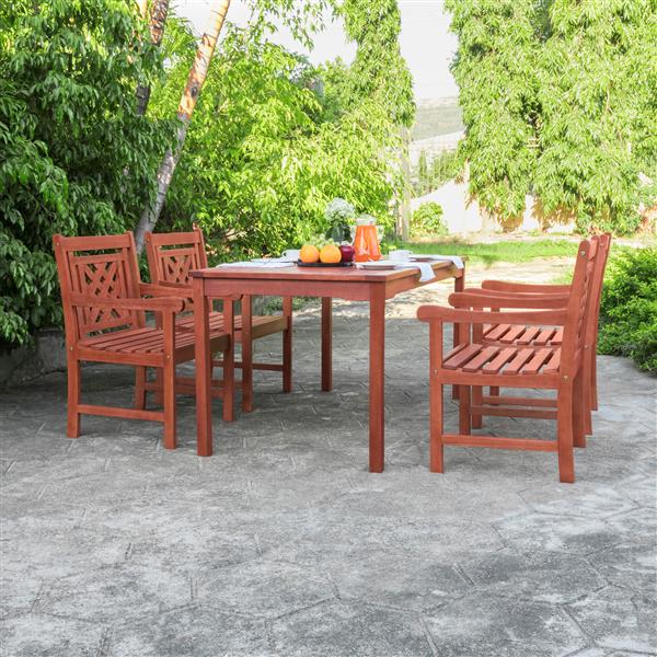 Vifah patio dining discount set