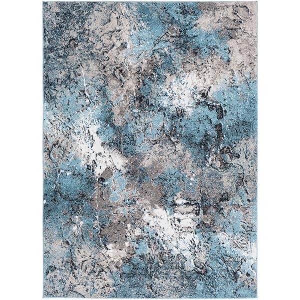 Azula Gradient Rug Surya Azul Modern Area Rug - 7-ft 10-in x 10-ft 3-in - Rectangular ...