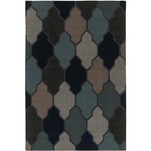 Surya Pollack Transitional Area Rug - 8-ft x 11-ft - Rectangular - Charcoal