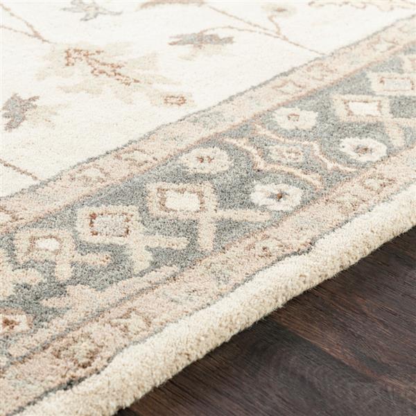 Surya Middleton Traditional Area Rug - 9-ft x 13-ft - Rectangular - Khaki