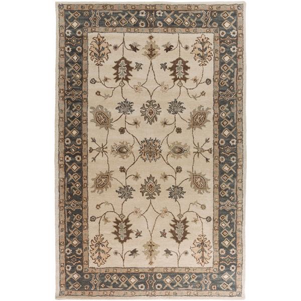 Surya Middleton Traditional Area Rug - 9-ft x 13-ft - Rectangular - Khaki