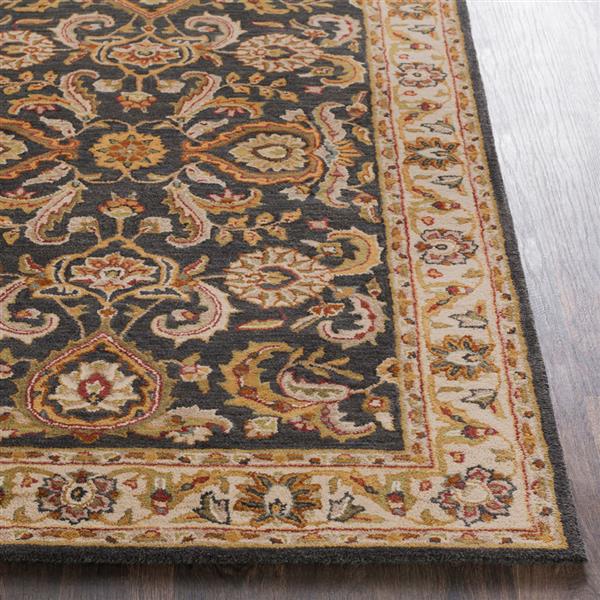Surya Middleton Traditional Area Rug - 3-ft x 5-ft - Rectangular - Olive/Camel
