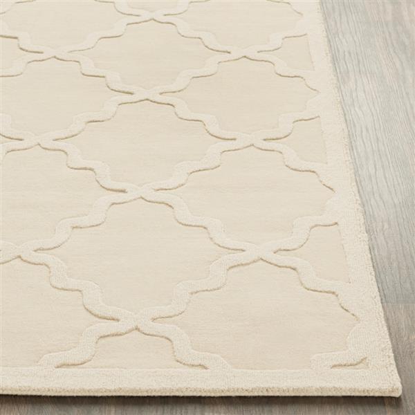 Surya Central Park Solid Area Rug - 8-ft x 10-ft - Rectangular - Khaki