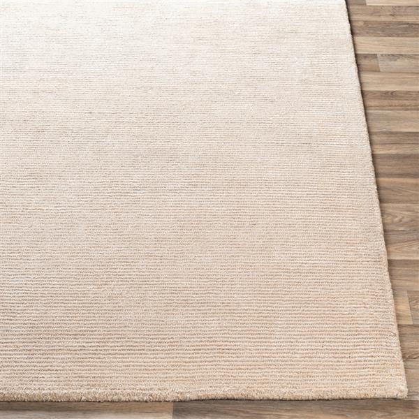 Surya Austin Solid Area Rug - 9-ft x 12-ft - Rectangular - Beige