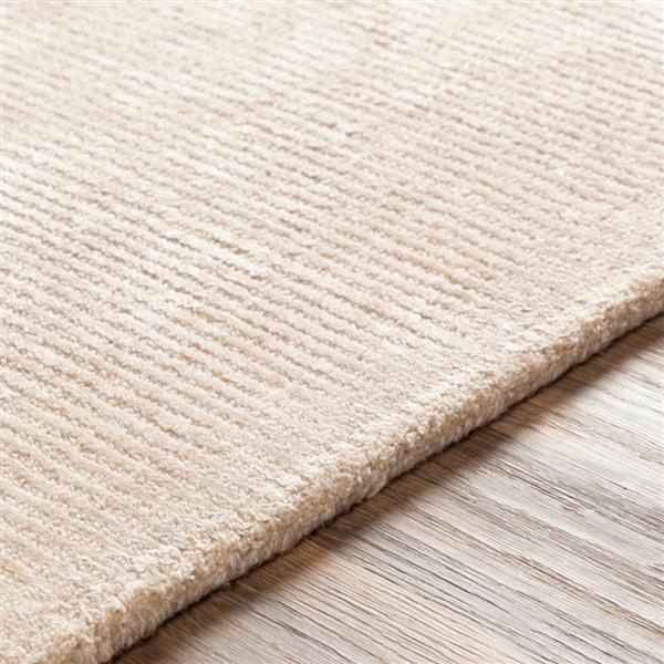 Surya Austin Solid Area Rug - 9-ft x 12-ft - Rectangular - Beige