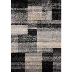 Novelle Home Siecle Rug - Modern Block Pattern - 5.25-ft x 7.58-ft - Cream