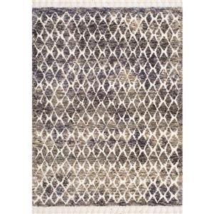 Kalora Colorado Rug - Latticework Pattern - 7.8-ft x 10.5-ft - Beige