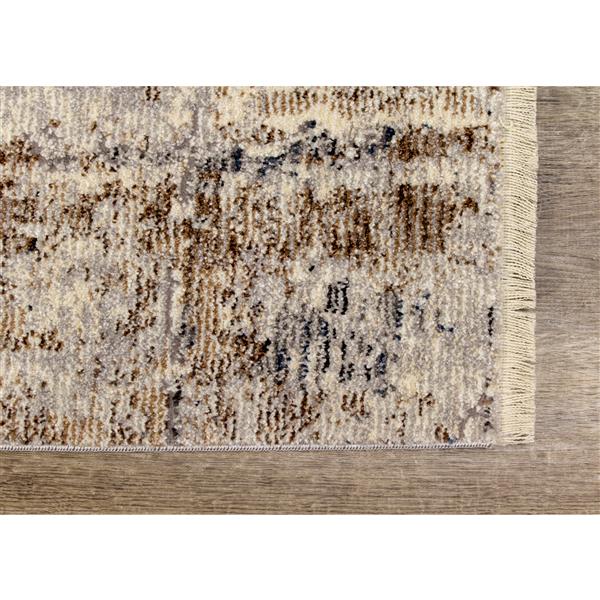 Kalora Evora Rug - Faded Squares - 2.58-ft x 4.9-ft - Grey | RONA