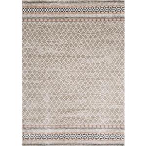 Kalora Mirage Rug - Latticework Pattern - 7.8-ft x 10.83-ft - Cream
