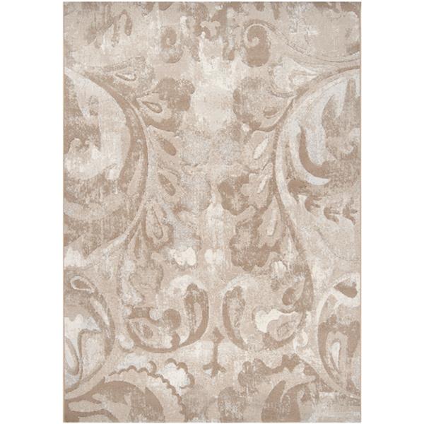 Surya Contempo Transitional Area Rug - 5-ft 3-in x 7-ft 6-in - Rectangular - Khaki