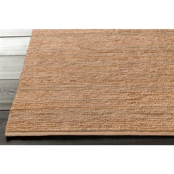Surya Continental Natural Fiber Area Rug - 5-ft x 8-ft - Rectangular - Camel