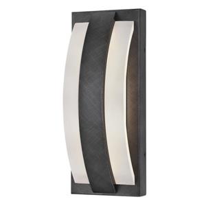 Fixture murale extérieure Corsten de Westinghouse Lighting Canada, lumière DEL, aluminium érodé