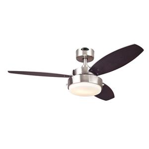 Westinghouse Lighting Canada Alloy Celing Fan - LED - 3-Blade - Brushed Nickel