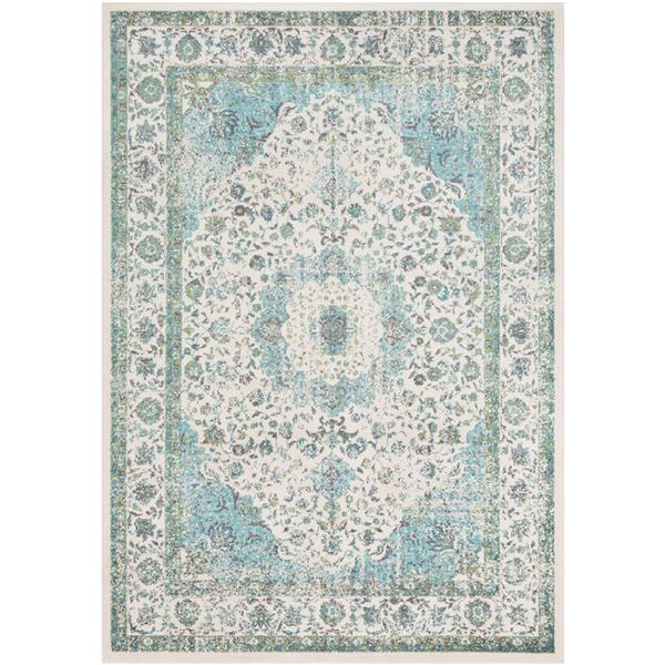 Surya Chelsea Updated Traditional Area Rug 7ft 10in x 10ft 3in Rectangular Green