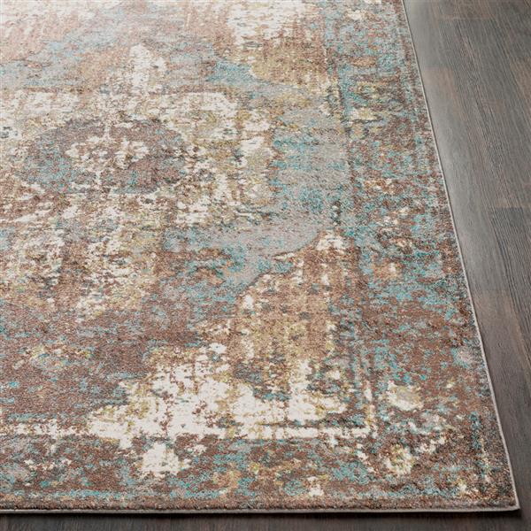 Surya Chelsea Updated Traditional Area Rug 7ft 10in x 10ft 3in Rectangular Brown