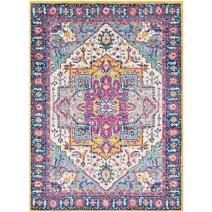 Surya Elaziz Updated Traditional Area Rug - 5-ft 3-in x 7-ft 6-in - Rectangular - Pink
