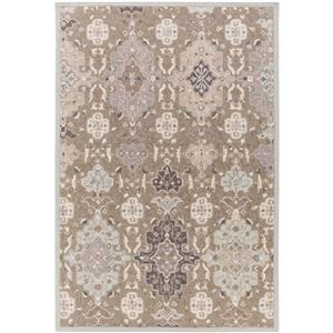 Surya Castille Traditional Area Rug - 4-ft x 6-ft - Rectangular - Taupe