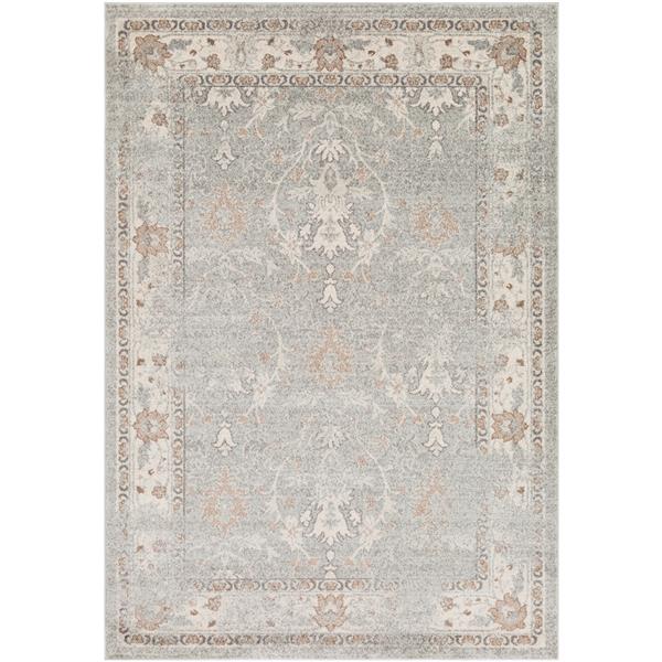Surya Chelsea Updated Traditional Area Rug 5ft 3in x 7ft 3in Rectangular Gray CSA2322