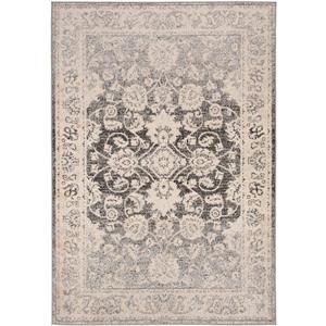Surya City light Updated Traditional Area Rug - 7-ft 10-in x 10-ft - Rectangular - Charcoal