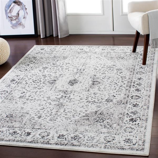 Surya Chelsea Updated Traditional Area Rug 7ft 10in x 10ft 3in Rectangular Gray