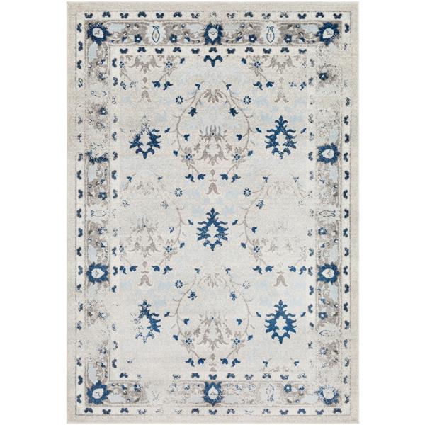 Surya Chelsea Updated Traditional Area Rug 5ft 3in x 7ft 3in Rectangular Medium Gray