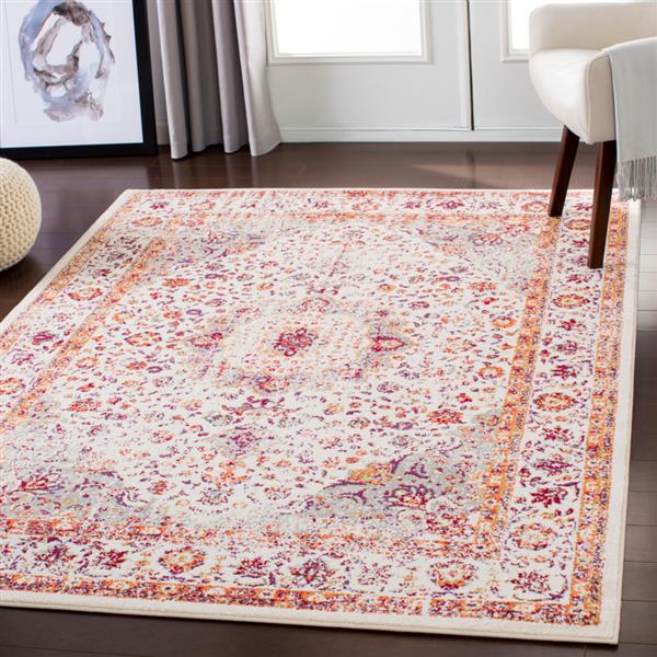 Surya Chelsea Updated Traditional Area Rug 5ft 3in x 7ft 3in Rectangular Orange