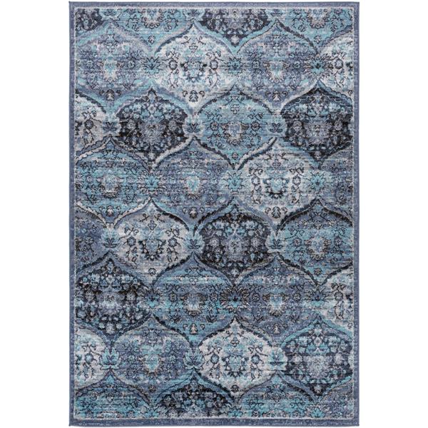 Surya City light Transitional Area Rug 6ft 7in x 9ft Rectangular