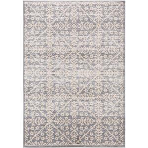 Surya City light Transitional Area Rug - 6-ft 7-in x 9-ft - Rectangular - Gray