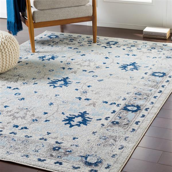 Surya Chelsea Updated Traditional Area Rug 7ft 10in x 10ft 3in Rectangular Medium Gray