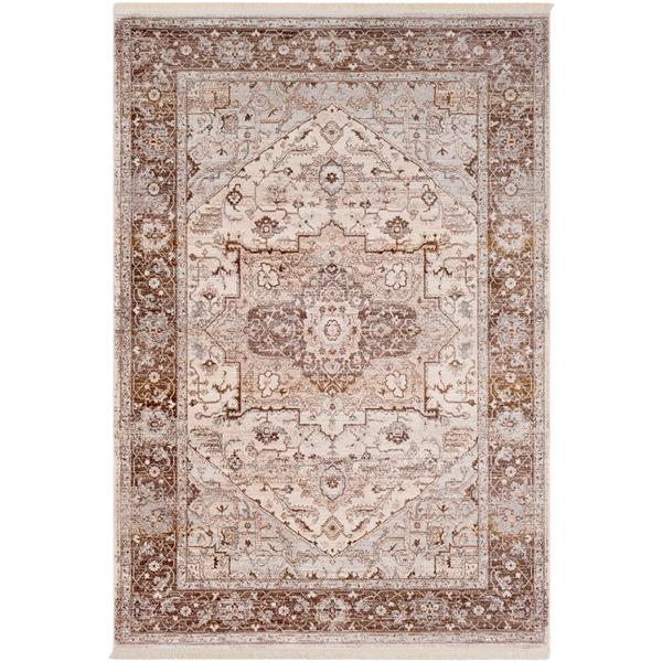 Surya Ephesians Updated Traditional Area Rug 3ft 11in x 5ft 7in Rectangular Brown