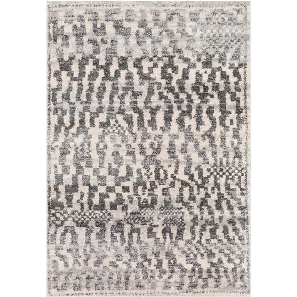 Surya Flokati Modern Area Rug - 7-ft 10-in x 10-ft 3-in - Rectangular - Gray