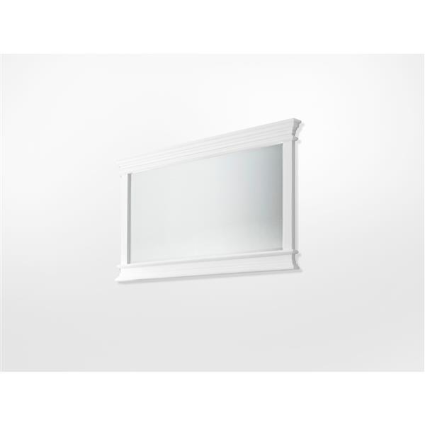 NovaSolo Halifax Landscape Mirror - White