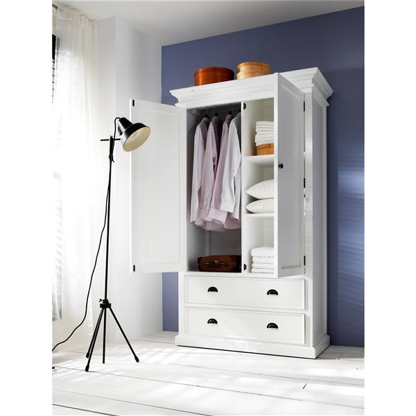 NovaSolo Halifax Wardrobe - White