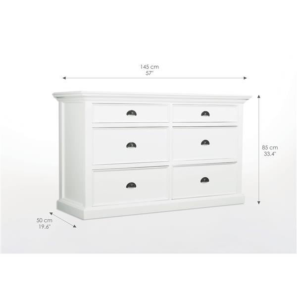 NovaSolo Halifax Dresser White B182 RONA