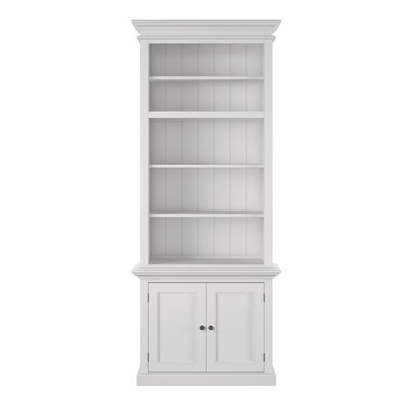 NovaSolo Halifax Single - Bay Hutch Unit - White