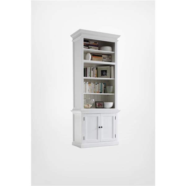 NovaSolo Halifax Single - Bay Hutch Unit - White
