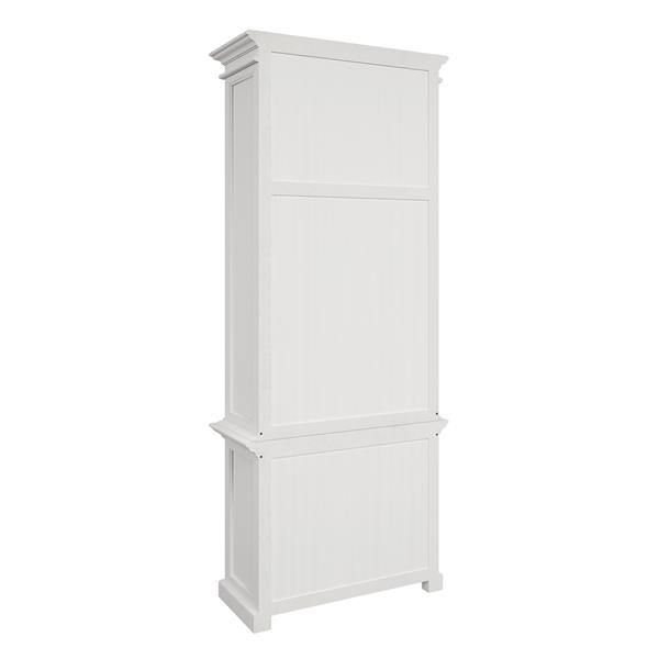 NovaSolo Halifax Single - Bay Hutch Unit - White